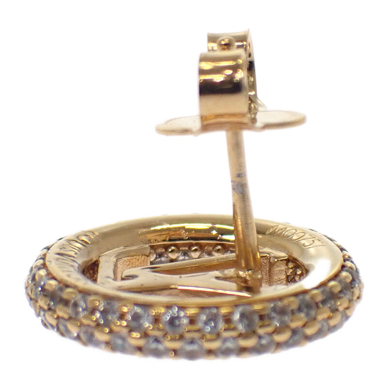 ルイヴィトン LOUIS VUITTON ブックルドレイユ・ルイーズ バイナイト M00757 ピアス メタル クリスタル ゴールド レディース【中古】【ABランク】