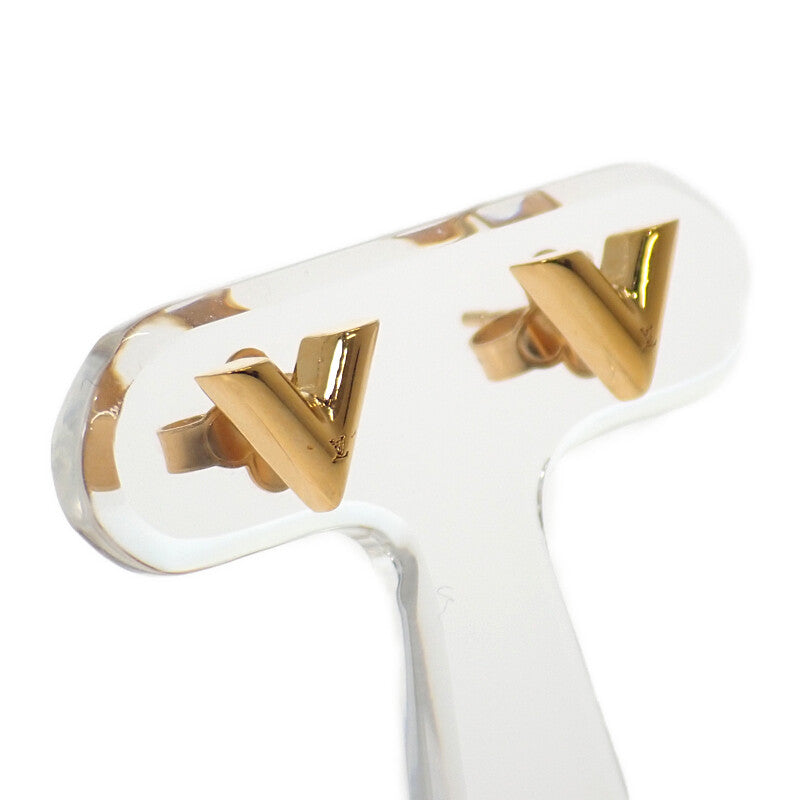 ルイヴィトン LOUIS VUITTON エセンシャルV M68153 ピアス メタル ゴールド レディース【中古】【ABランク】