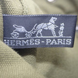 エルメス HERMES フールトゥPM ハンドバッグ キャンバス カーキ メンズ レディース【中古】【Aランク】