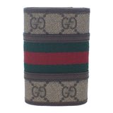 グッチ GUCCI オフディア GGキーケース 603732 96IWT 8745 キーケース GGスプリームキャンバス ブラウン レッド グリーン レディース メンズ【中古】【Aランク】