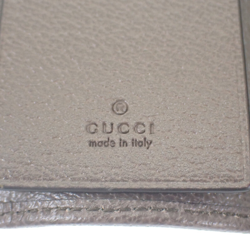 グッチ GUCCI オフディア GGキーケース 603732 96IWT 8745 キーケース GGスプリームキャンバス ブラウン レッド グリーン レディース メンズ【中古】【Aランク】