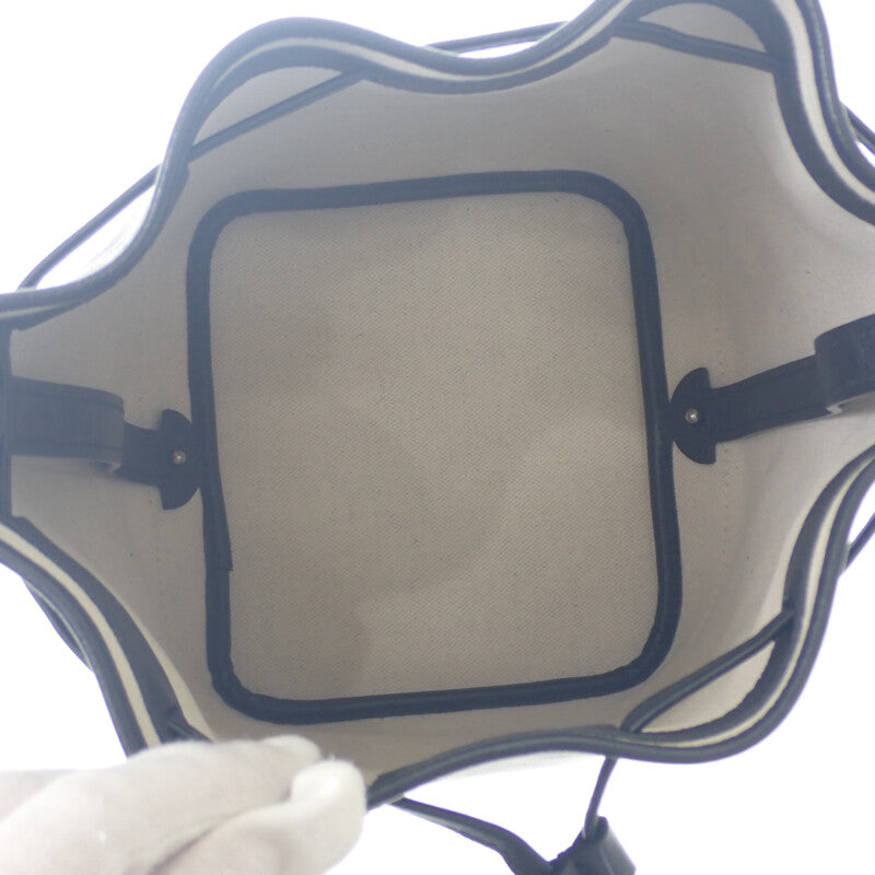 ゴヤール GOYARD プティフロ バケットバッグ ヘリンボーン PEFLOTPMLTY01CL01P ショルダーバッグ レザー コーティングキャンバス ブラック ブラウン レディース【中古】【Aランク】