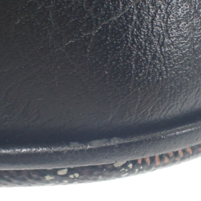 ゴヤール GOYARD プティフロ バケットバッグ ヘリンボーン PEFLOTPMLTY01CL01P ショルダーバッグ レザー コーティングキャンバス ブラック ブラウン レディース【中古】【Aランク】