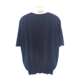 ルイヴィトン LOUIS VUITTON エンブロイダードショートスリーブ XL 1AHUJK ポロシャツ コットン ブラック メンズ【中古】【ABランク】