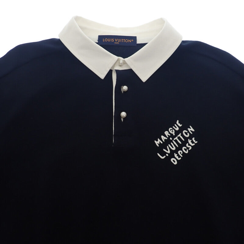 ルイヴィトン LOUIS VUITTON エンブロイダードショートスリーブ XL