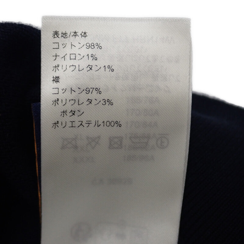 ルイヴィトン LOUIS VUITTON エンブロイダードショートスリーブ XL 1AHUJK ポロシャツ コットン ブラック メンズ【中古】【ABランク】