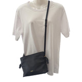 ロエベ LOEWE フラメンコクラッチミニ A411FC2X73 ショルダーバッグ カーフ ブラック ゴールド金具 レディース【中古】【Aランク】