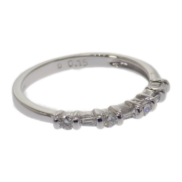 デザインジュエリー 9号 リング K14ホワイトゴールド ダイヤモンド レディース【中古】【Aランク】