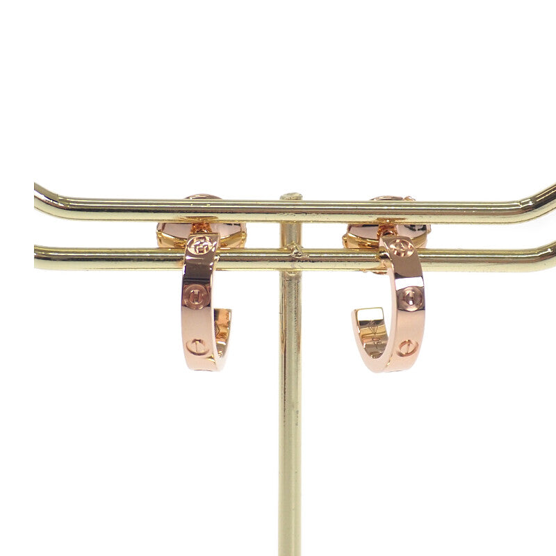 カルティエ CARTIER Love フープイヤリング B8029000 ピアス K18ピンクゴールド レディース【中古】【Aランク】