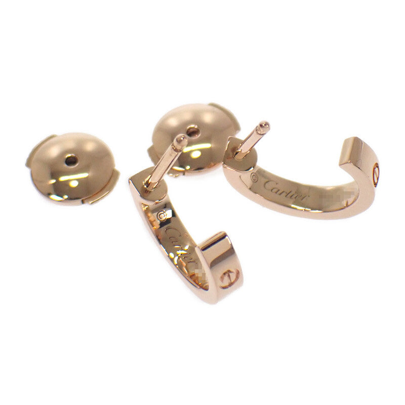 カルティエ CARTIER Love フープイヤリング B8029000 ピアス K18ピンクゴールド レディース【中古】【Aランク】