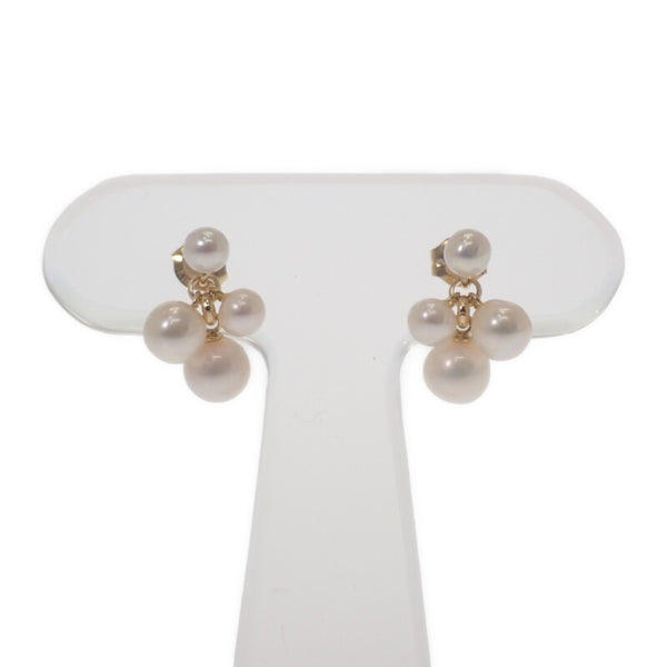 デザインジュエリー ピアス K18イエローゴールド レディース【中古】【Aランク】