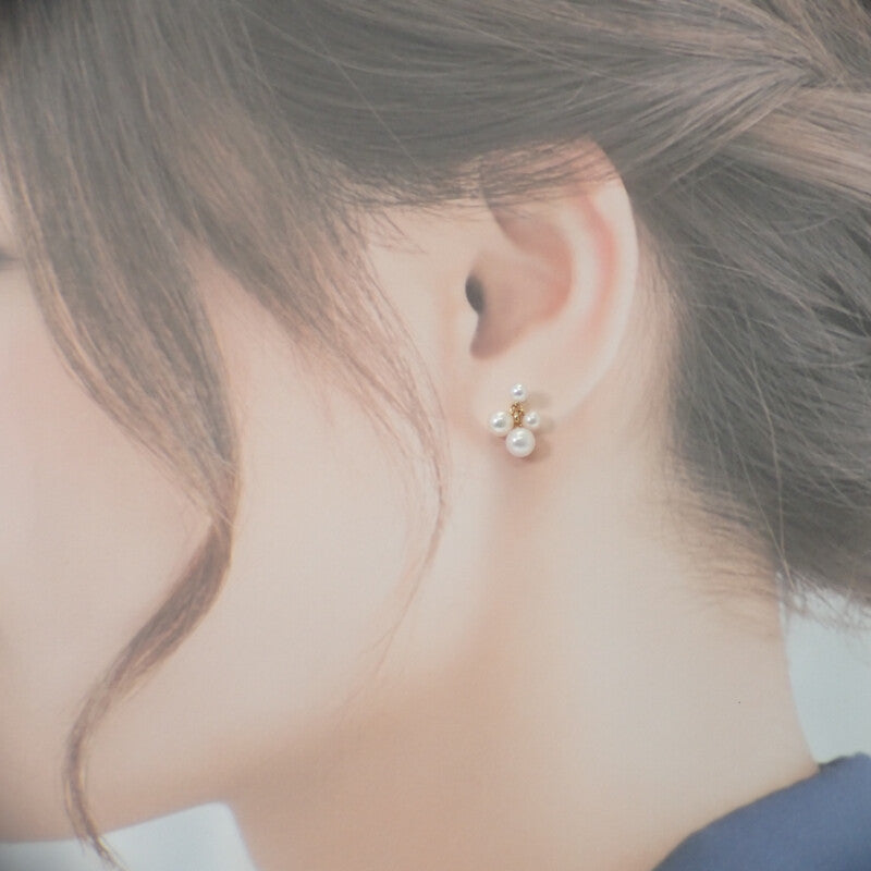 デザインジュエリー ピアス K18イエローゴールド レディース【中古】【Aランク】