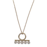 タサキ TASAKI バランス チャーム パール CM-0172-18KYG-CHKCM01 ネックレス K18イエローゴールド レディース【中古】【Aランク】