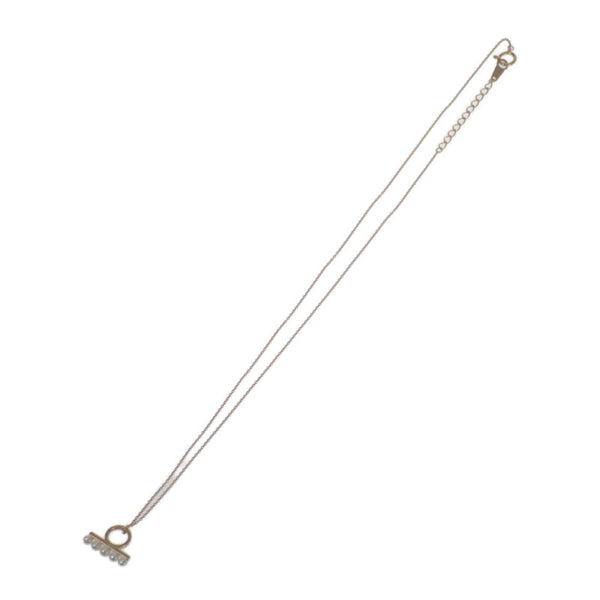 タサキ TASAKI バランス チャーム パール CM-0172-18KYG-CHKCM01 ネックレス K18イエローゴールド レディース【中古】【Aランク】