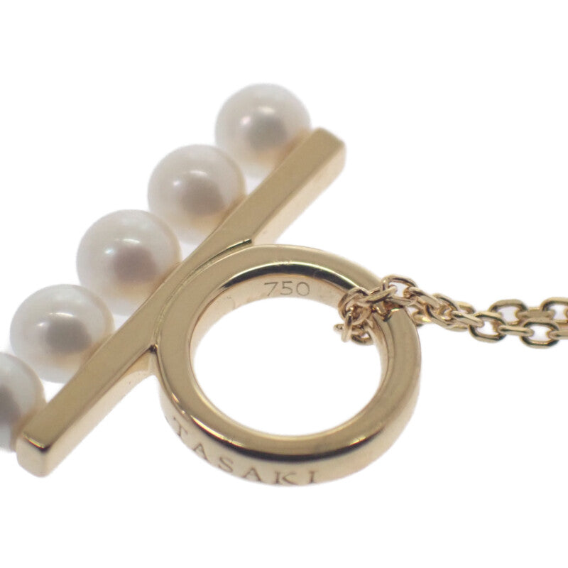 タサキ TASAKI バランス チャーム パール CM-0172-18KYG-CHKCM01 ネックレス K18イエローゴールド レディース【中古】【Aランク】