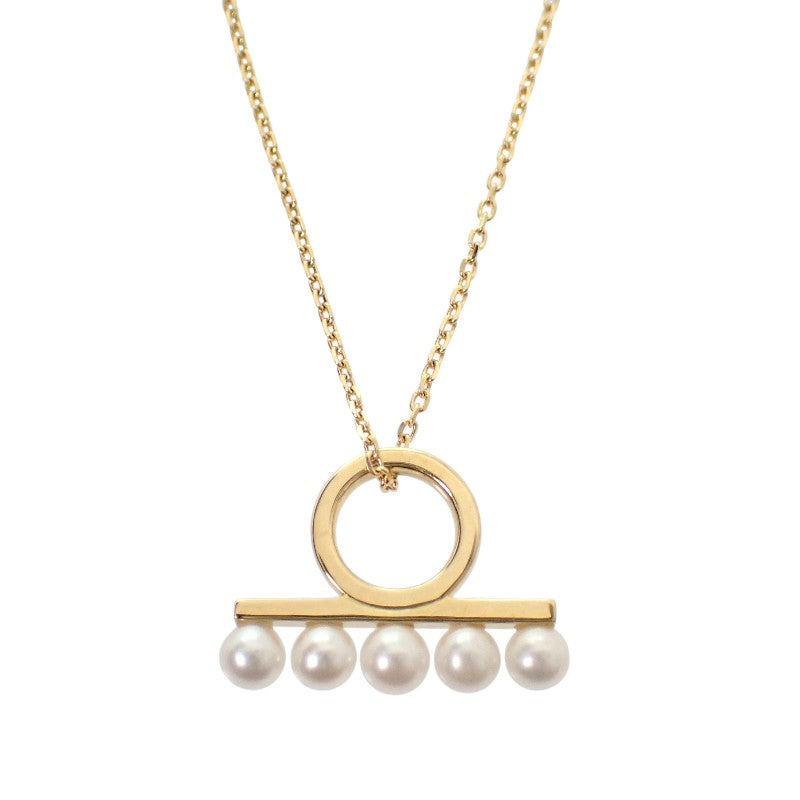 タサキ TASAKI バランス チャーム ペンダント パール CM-0172-18KYG-CHKCM01 ネックレス K18イエローゴールド 淡水パール レディース【中古】【Aランク】