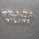プラダ PRADA パニエ 1BA212_2DID_F0B7K_V_POO ハンドバッグ キャンバス レザー ブラック ブラウン レディース【中古】【Aランク】