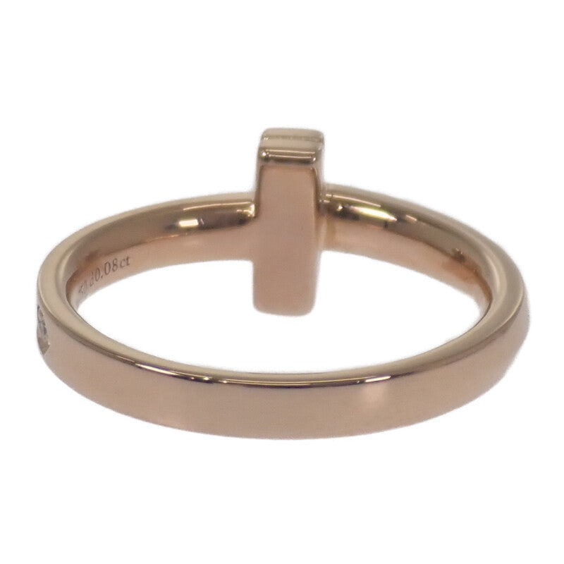 ティファニー TIFFANY&Co. Tワン 11号 67795342 リング K18ピンクゴールド ダイヤモンド レディース【中古】【Aランク】