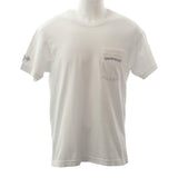 クロムハーツ CHROME HEARTS ダガー アイチャート M 半袖Ｔシャツ コットン ホワイト メンズ【中古】【ABランク】