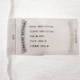 クロムハーツ CHROME HEARTS ダガー アイチャート M 半袖Ｔシャツ コットン ホワイト メンズ【中古】【ABランク】