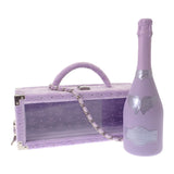 ANGEL CHAMPAGNE エンジェル ドゥミセックパープル お酒 12.5% 750ml ハロウィン限定 シャンパン パープル【中古】【Sランク】