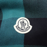 モンクレール MONCLER フラグメント Simmon チェックダウンシャツ FRAGMENT DESIGN 2 H209U1A00009 M2316 長袖シャツ コットン ナイロン ダウン グリーン メンズ【中古】【Aランク】