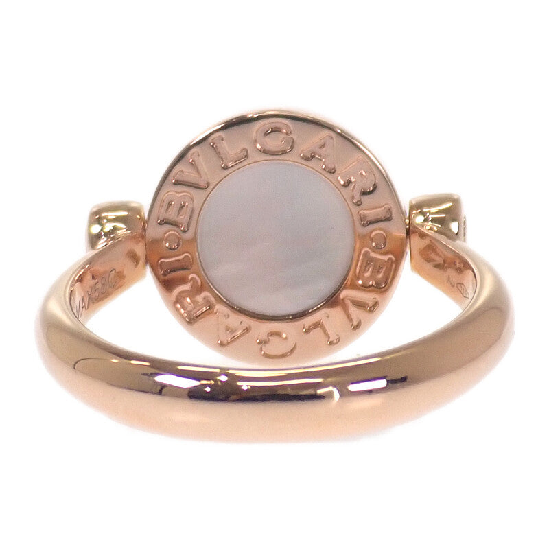 ブルガリ BVLGARI ブルガリブルガリ フリップ 11号 350539 リング K18ピンクゴールド ダイヤモンド シェル レディース【中古】【Aランク】