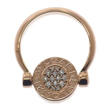 ブルガリ BVLGARI ブルガリブルガリ フリップ 11号 350539 リング K18ピンクゴールド ダイヤモンド シェル レディース【中古】【Aランク】