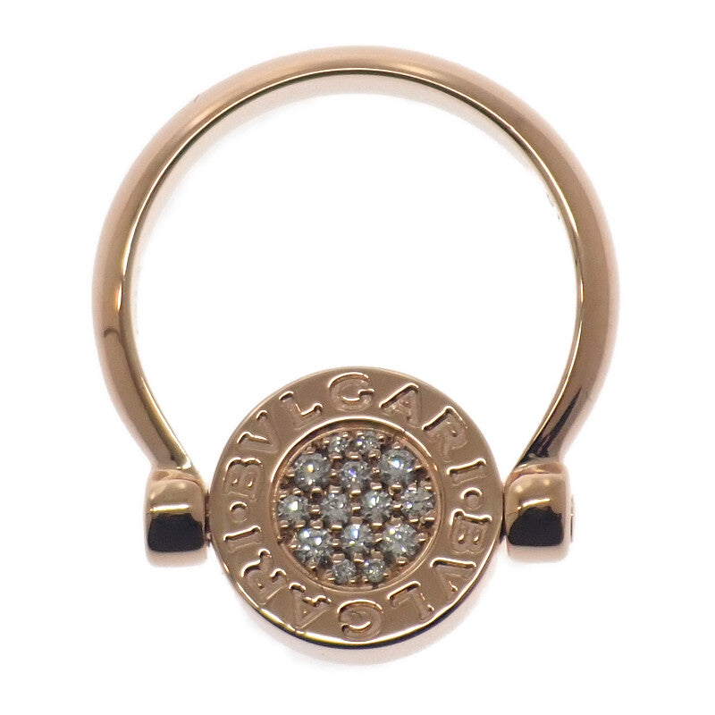 ブルガリ BVLGARI ブルガリブルガリ フリップ 11号 350539 リング K18ピンクゴールド ダイヤモンド シェル レディース【中古】【Aランク】