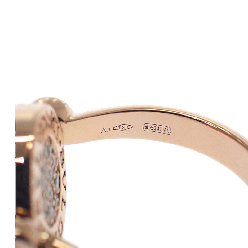 ブルガリ BVLGARI ブルガリブルガリ フリップ 11号 350539 リング K18ピンクゴールド ダイヤモンド シェル レディース【中古】【Aランク】