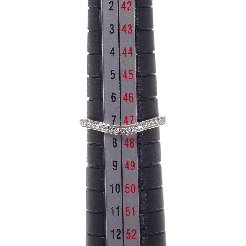 カルティエ CARTIER バレリーナ カーブ 7号 B4093047 リング Pt950プラチナ レディース【中古】【Aランク】