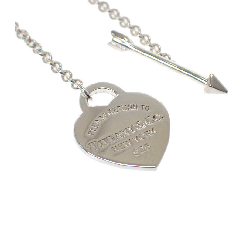 ティファニー TIFFANY&Co. ラブストラックハートタグ ペンダント スモールサイズ 70878208 ネックレス スターリングシルバー レディース【中古】【Aランク】