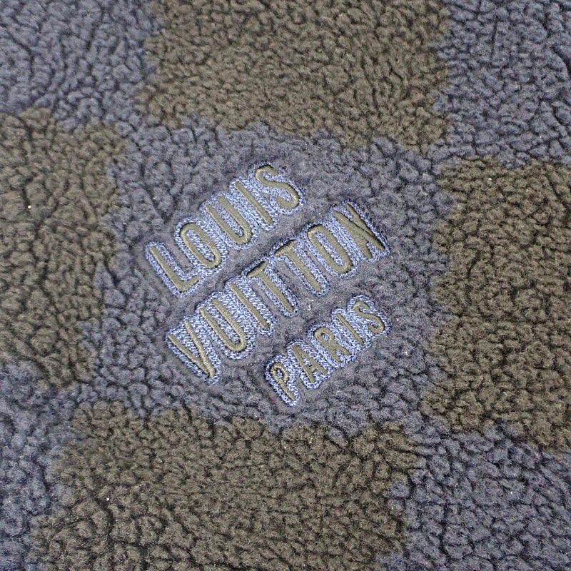 ルイヴィトン LOUIS VUITTON ダミエボアフリース XL その他アウター ポリエステル ネイビー メンズ【中古】【ABランク】