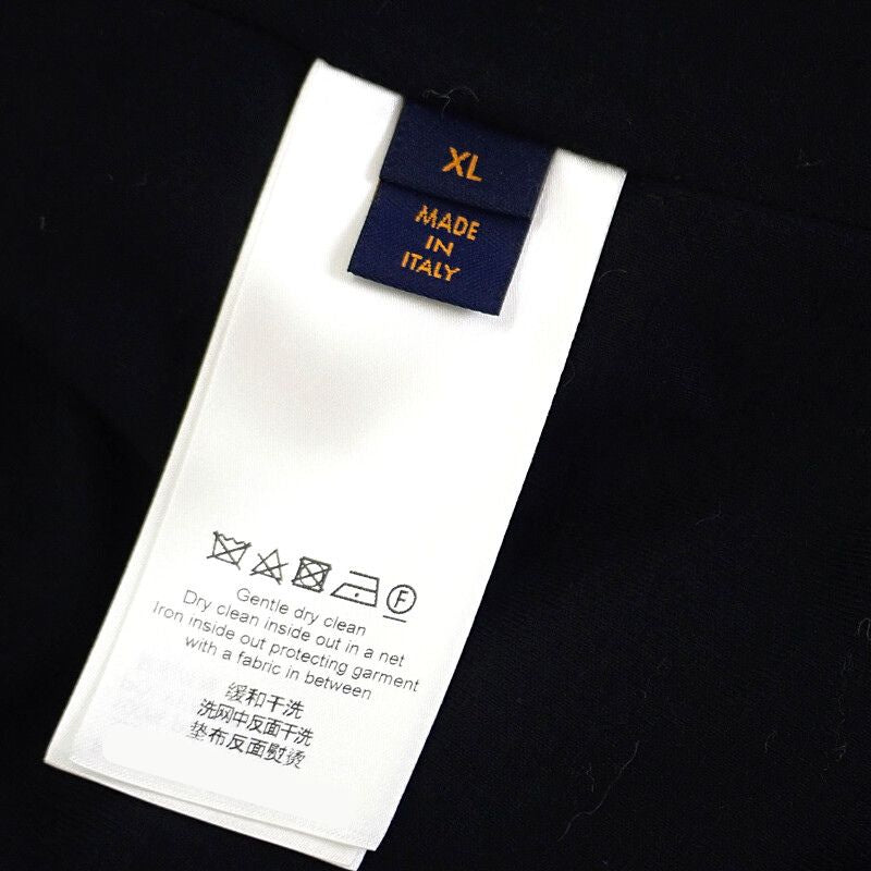 ルイヴィトン LOUIS VUITTON ダミエボアフリース XL その他アウター ポリエステル ネイビー メンズ【中古】【ABランク】