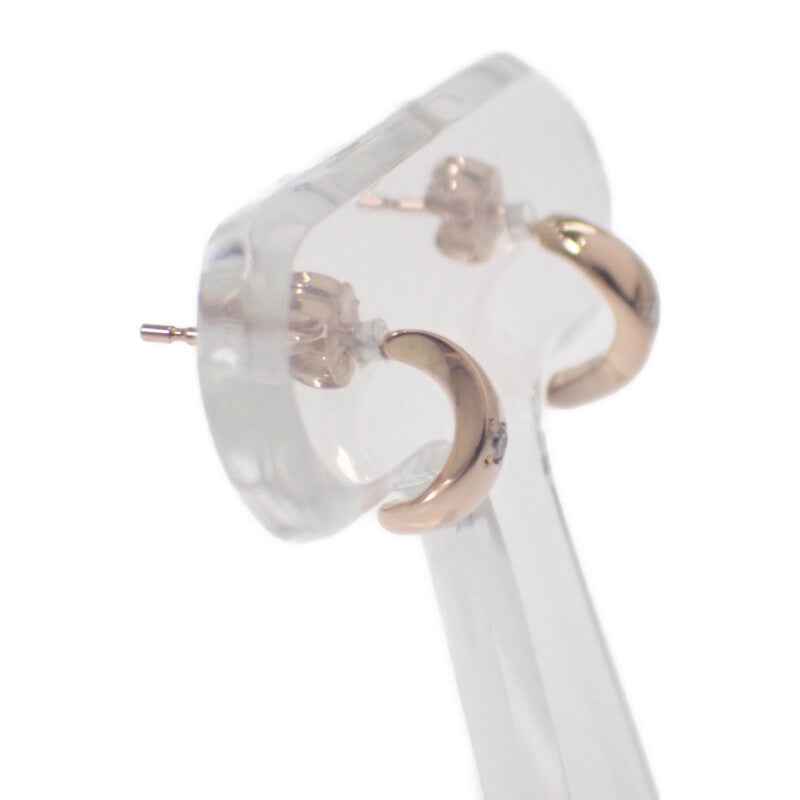 ヨンドシー 4℃ ダイヤ ピアス K18ピンクゴールド レディース【中古