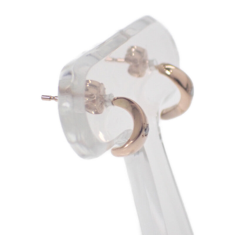 ヨンドシー 4℃ ダイヤ ピアス K18ピンクゴールド レディース【中古】【Aランク】