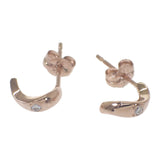 ヨンドシー 4℃ ダイヤ ピアス K18ピンクゴールド レディース【中古】【Aランク】