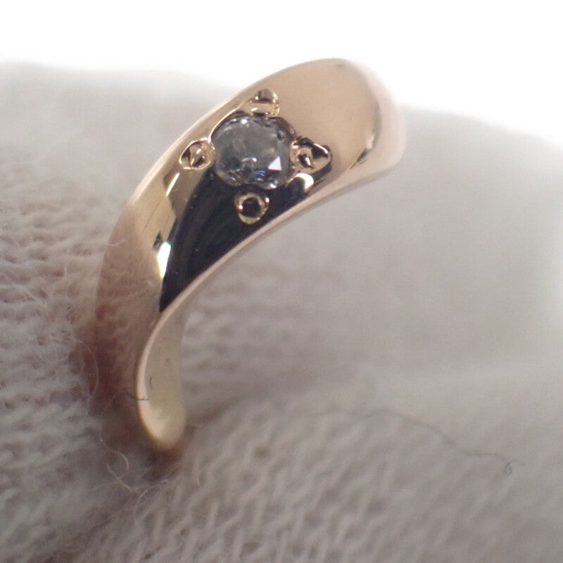 ヨンドシー 4℃ ダイヤ ピアス K18ピンクゴールド レディース【中古】【Aランク】