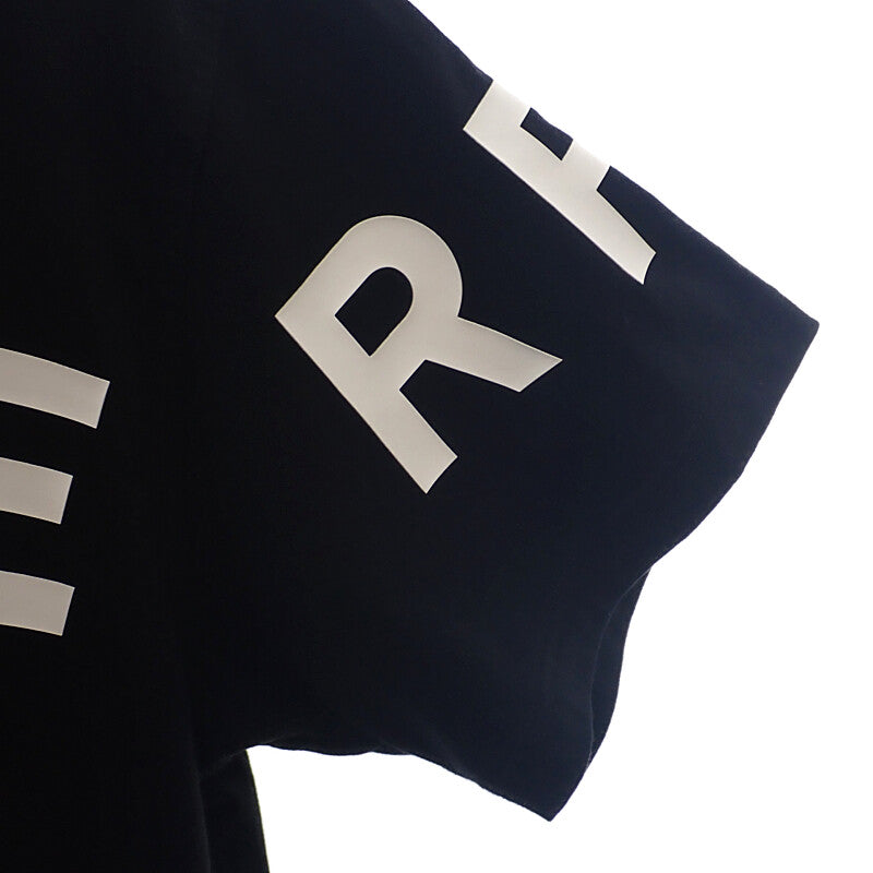 バーバリー BURBERRY ロゴ ホースフェリープリント L 8040764 半袖Ｔシャツ コットン ブラック メンズ レディース【中古】【Aランク】