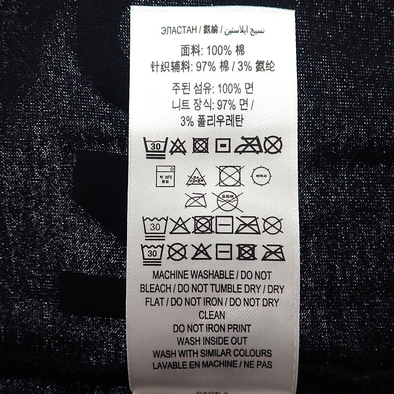 バーバリー BURBERRY ロゴ ホースフェリープリント L 8040764 半袖Ｔシャツ コットン ブラック メンズ レディース【中古】【Aランク】