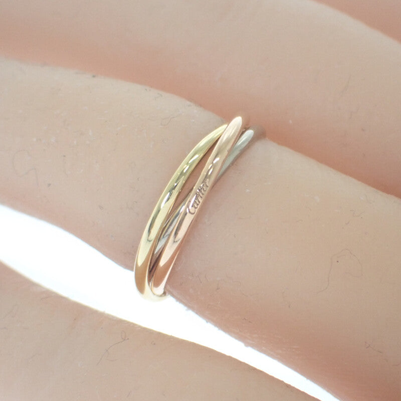 カルティエ CARTIER トリニティ XS 10号 リング K18イエローゴールド K18ピンクゴールド K18ホワイトゴールド レディース【中古】【Aランク】