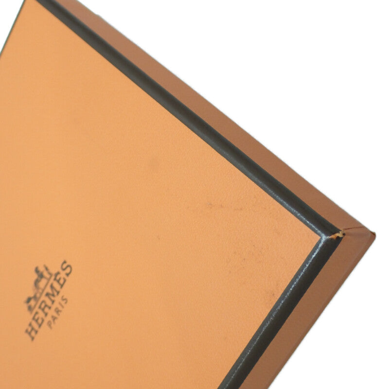 エルメス HERMES アザップ シルクインコンパクト W刻印 コインケース ヴォーエプソン シルク ヴェールフィズ グリメイヤー シルバー金具 レディース メンズ【中古】【Aランク】