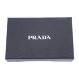 プラダ PRADA レザーキーリング 2TT085 キーケース サフィアーノ ブルー シルバー金具 メンズ レディース【中古】【Aランク】