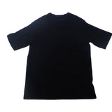 プラダ PRADA トライアングルロゴ L UJN861 半袖Ｔシャツ コットン ブラック メンズ【中古】【Aランク】