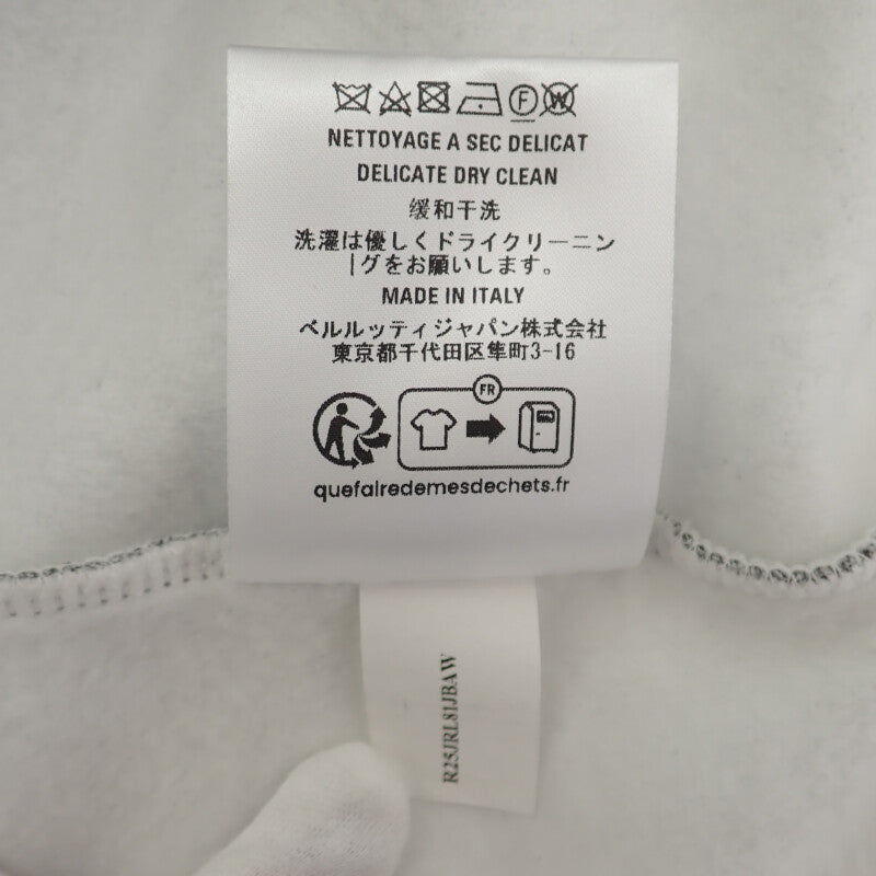 ベルルッティ Berluti レザースクリット M R25JRL81 スウェット コットン グレー メンズ【中古】【Aランク】