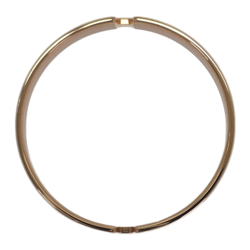 エルメス HERMES ブレスレットオランプ バングル ボックスカーフ ブラック ゴールド金具 レディース【中古】【SAランク】