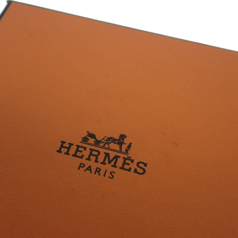 エルメス HERMES ブレスレットオランプ バングル ボックスカーフ ブラック ゴールド金具 レディース【中古】【SAランク】