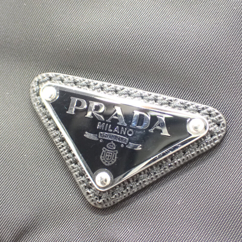 プラダ PRADA テスート 1BD953 ショルダーバッグ ナイロン ブラック シルバー金具 メンズ【中古】【Aランク】