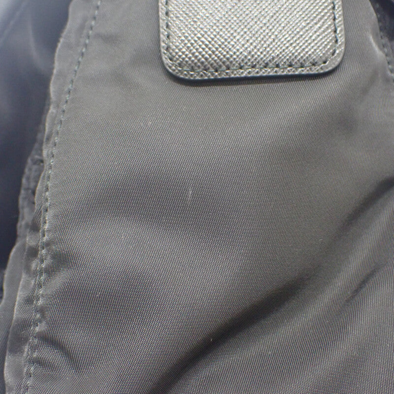 プラダ PRADA テスート 1BD953 ショルダーバッグ ナイロン ブラック シルバー金具 メンズ【中古】【Aランク】