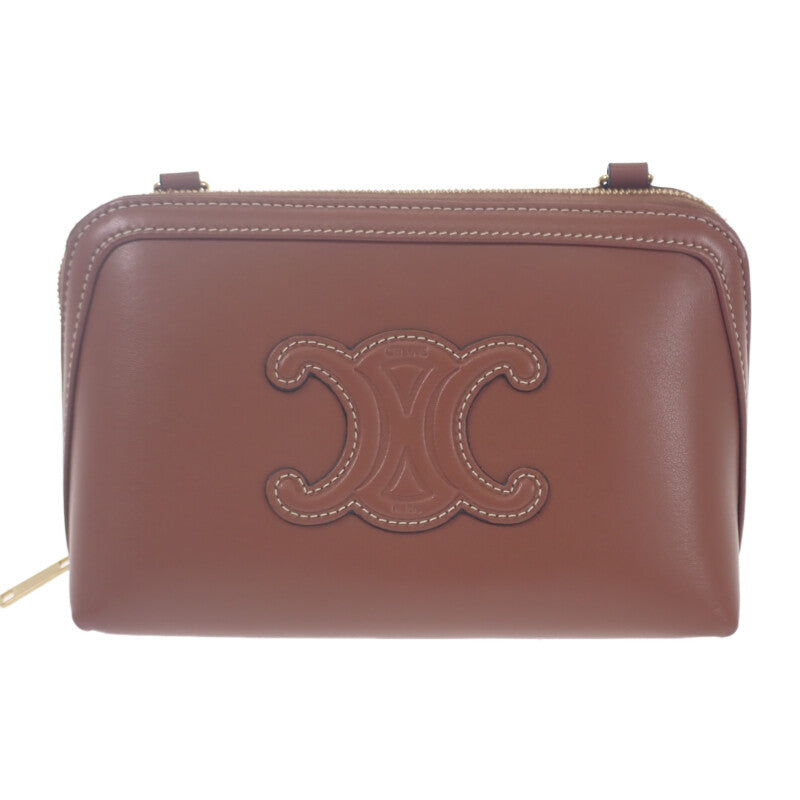 セリーヌ CELINE チェーン付きクラッチキュイル 10E383DR8.04LU